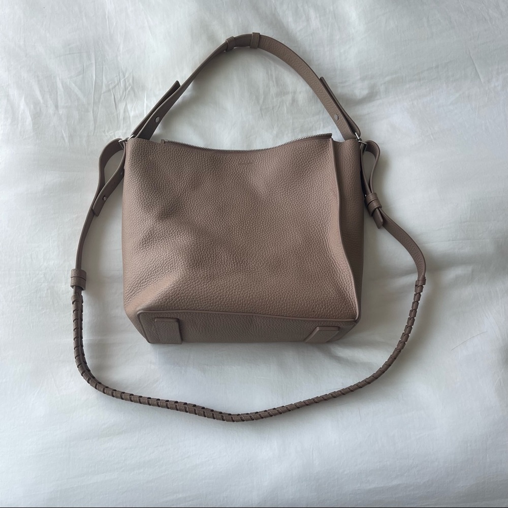 Allsaints leather crossbody purse with wallet 👜 🤎